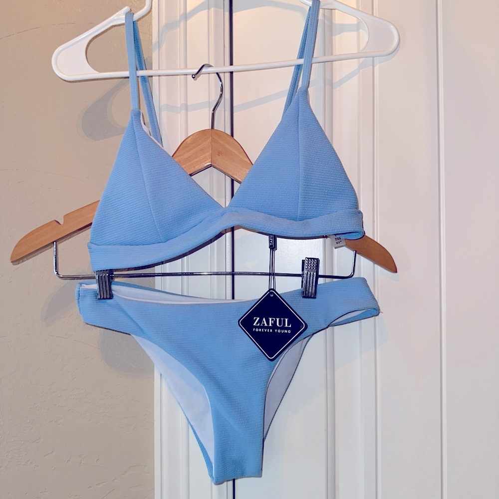 Baby blue bikini